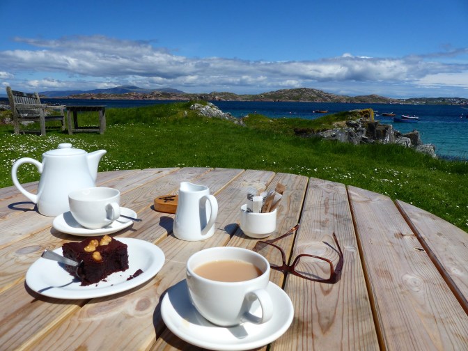 Tea and Brownie at The Argyll Hotel