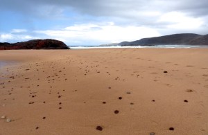 The pristine orange sands of the oft-titled 'UK's Best Beach'