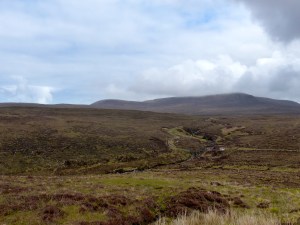 Very empty moorland all around